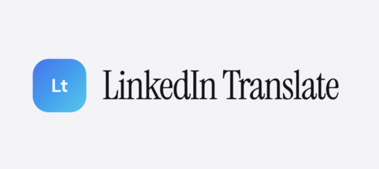 linkedin translate